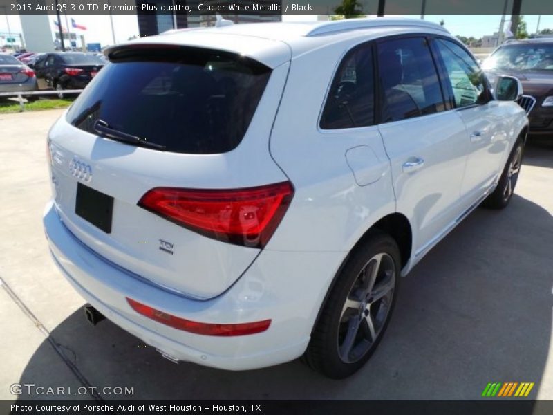 Glacier White Metallic / Black 2015 Audi Q5 3.0 TDI Premium Plus quattro