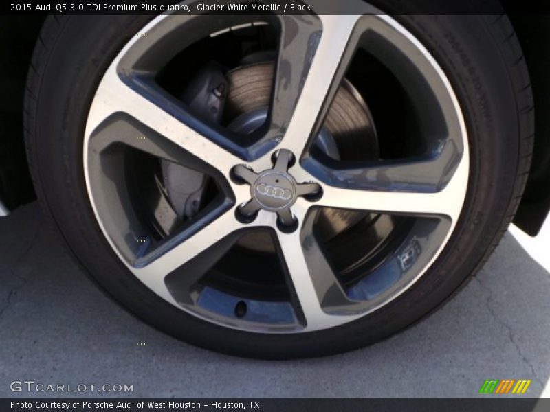 Glacier White Metallic / Black 2015 Audi Q5 3.0 TDI Premium Plus quattro