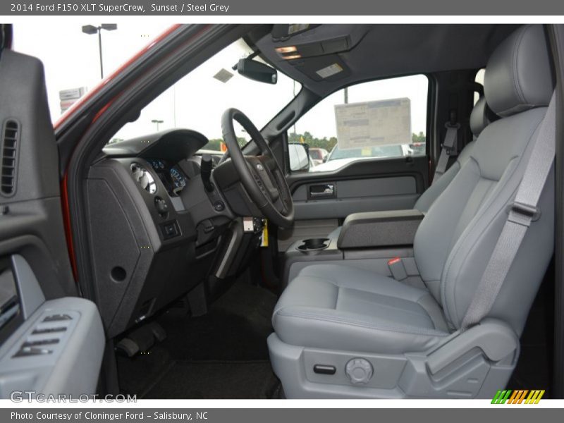 Sunset / Steel Grey 2014 Ford F150 XLT SuperCrew