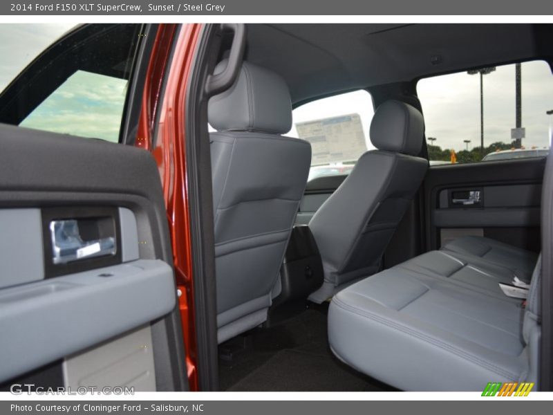 Sunset / Steel Grey 2014 Ford F150 XLT SuperCrew