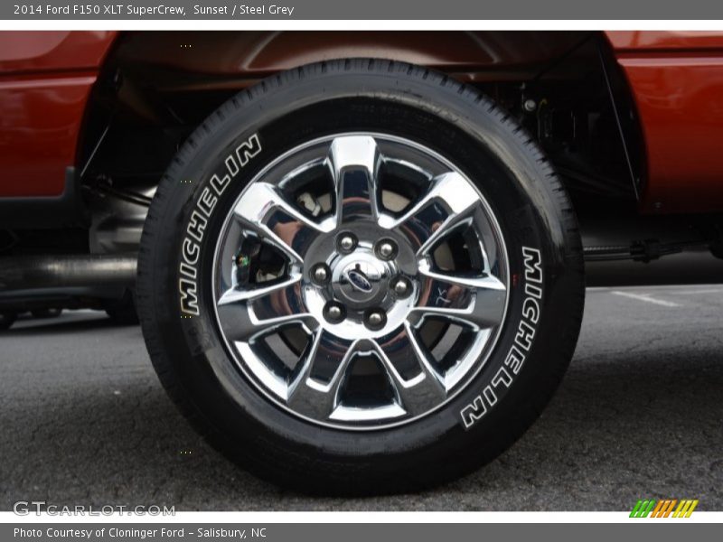 Sunset / Steel Grey 2014 Ford F150 XLT SuperCrew