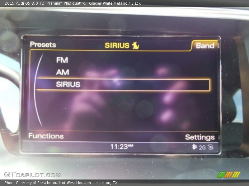 Glacier White Metallic / Black 2015 Audi Q5 3.0 TDI Premium Plus quattro