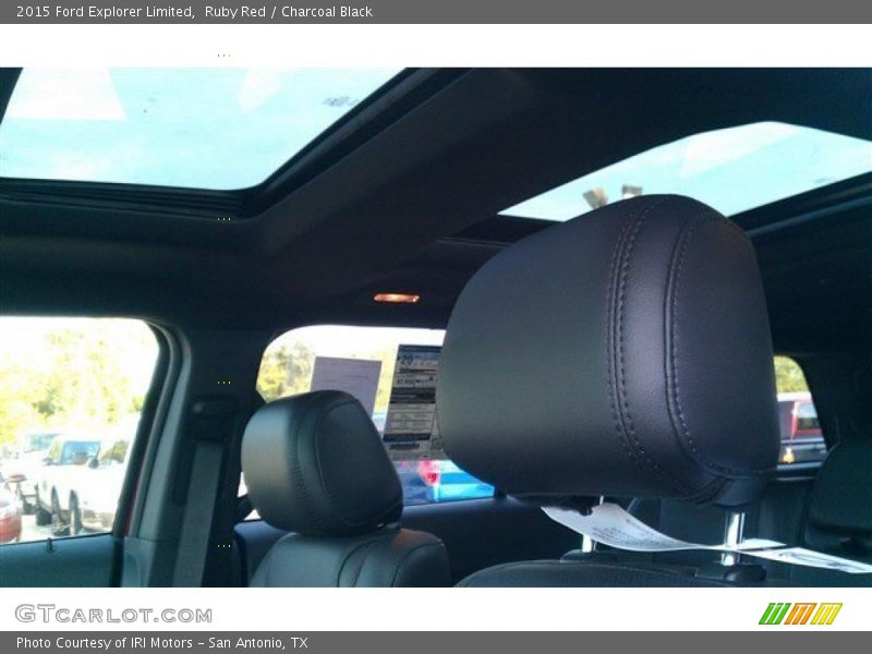 Ruby Red / Charcoal Black 2015 Ford Explorer Limited