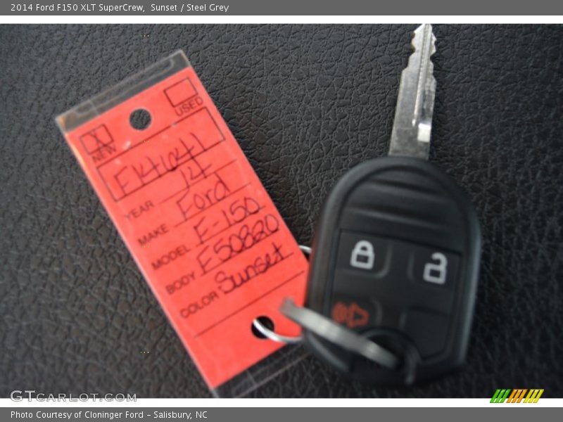 Sunset / Steel Grey 2014 Ford F150 XLT SuperCrew