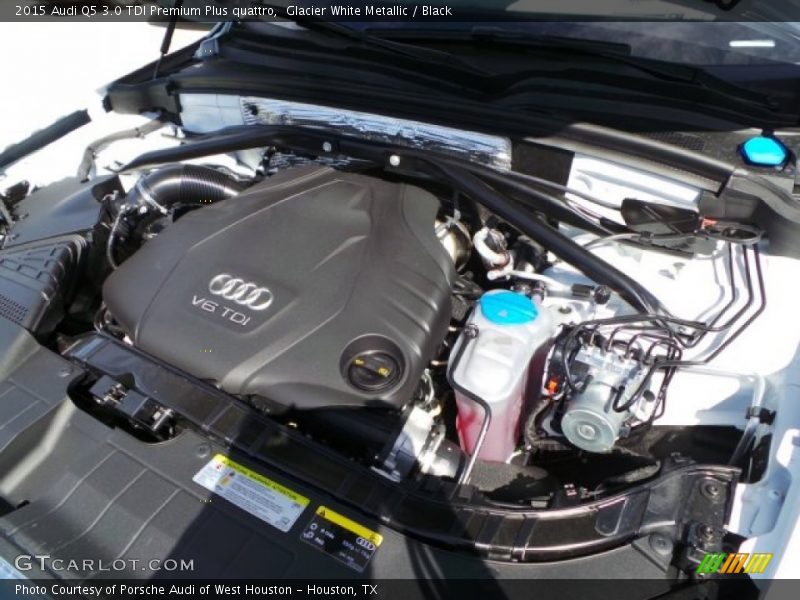 Glacier White Metallic / Black 2015 Audi Q5 3.0 TDI Premium Plus quattro