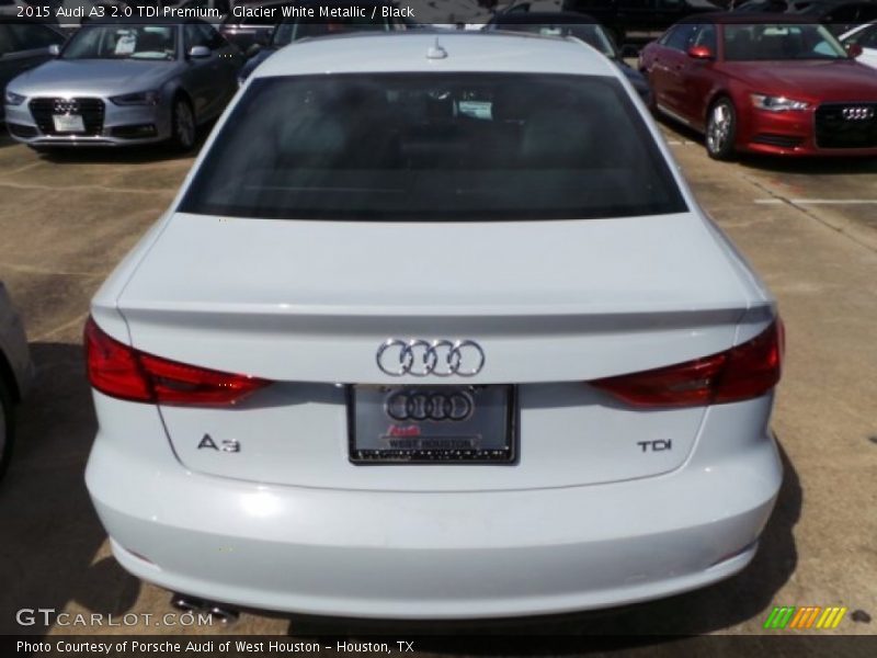 Glacier White Metallic / Black 2015 Audi A3 2.0 TDI Premium