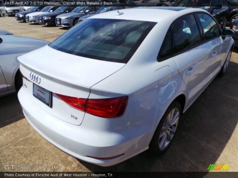 Glacier White Metallic / Black 2015 Audi A3 2.0 TDI Premium