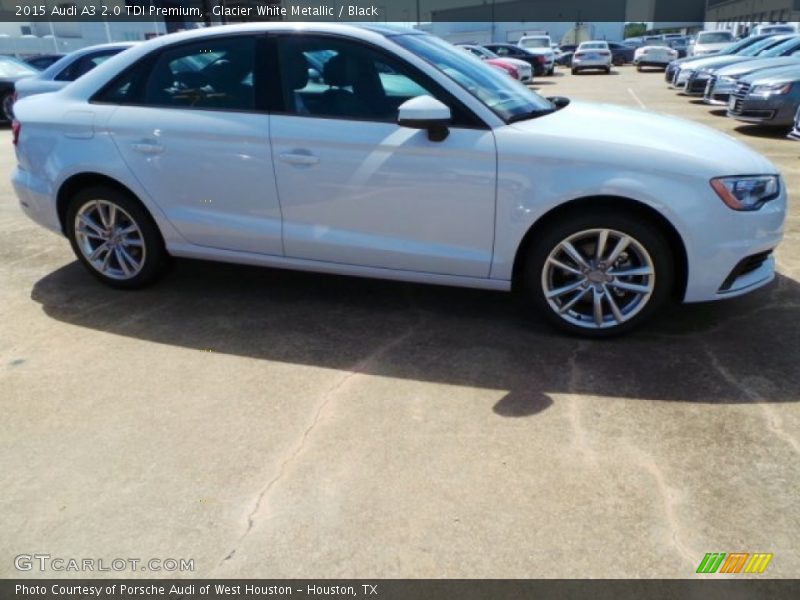 Glacier White Metallic / Black 2015 Audi A3 2.0 TDI Premium