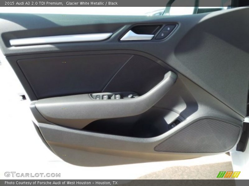 Glacier White Metallic / Black 2015 Audi A3 2.0 TDI Premium