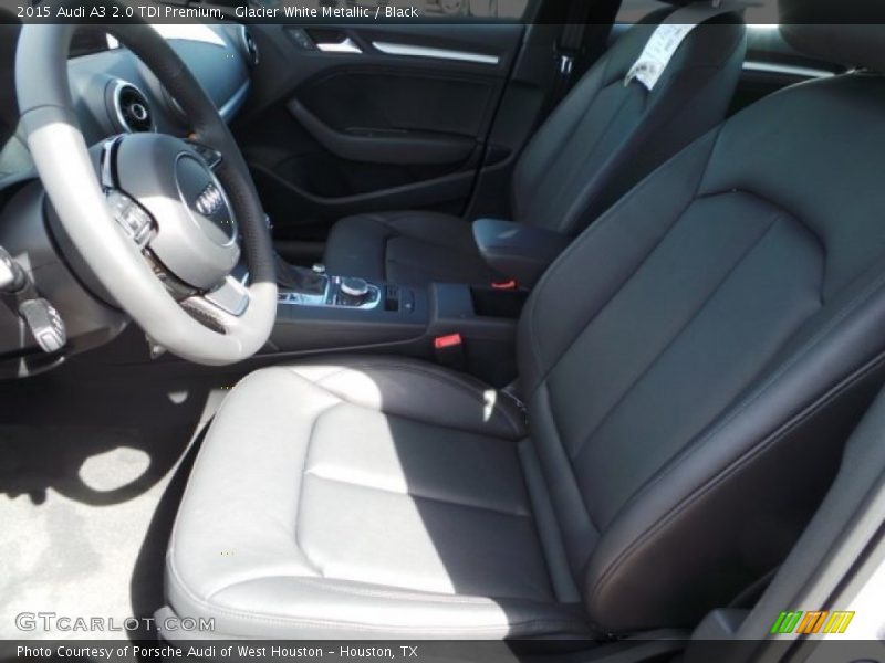 Glacier White Metallic / Black 2015 Audi A3 2.0 TDI Premium