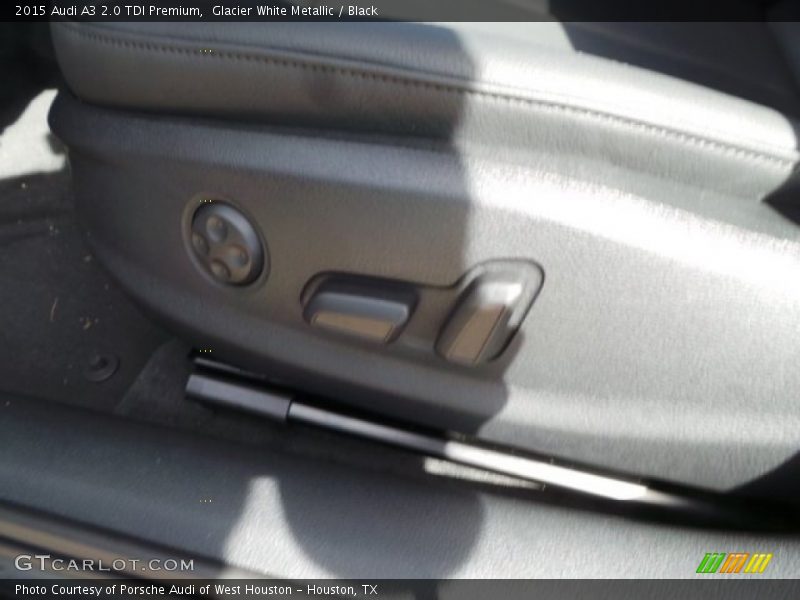 Glacier White Metallic / Black 2015 Audi A3 2.0 TDI Premium