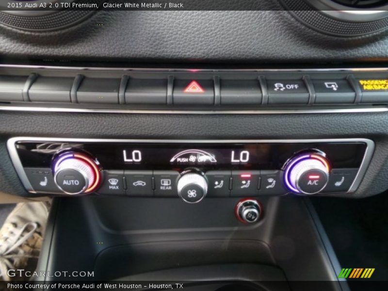 Glacier White Metallic / Black 2015 Audi A3 2.0 TDI Premium