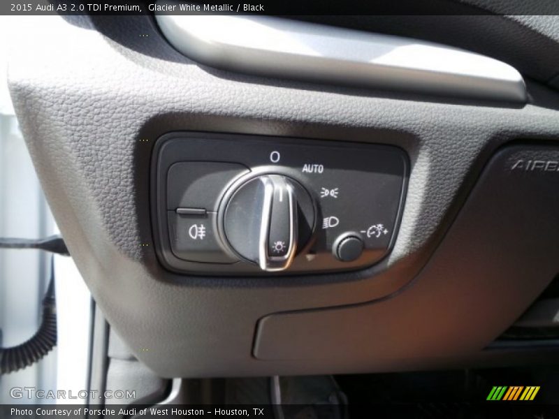 Glacier White Metallic / Black 2015 Audi A3 2.0 TDI Premium