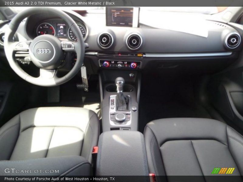 Glacier White Metallic / Black 2015 Audi A3 2.0 TDI Premium