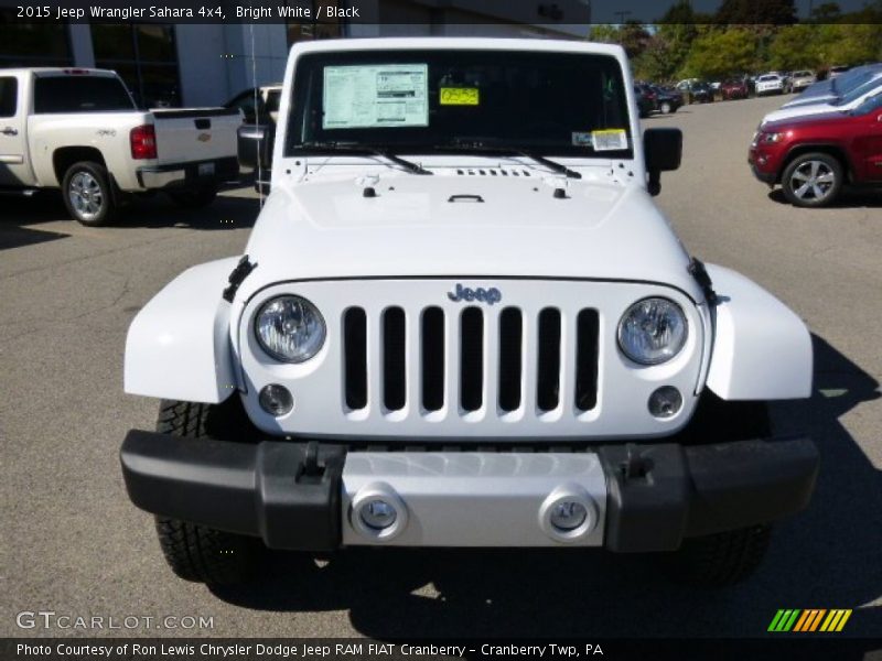 Bright White / Black 2015 Jeep Wrangler Sahara 4x4