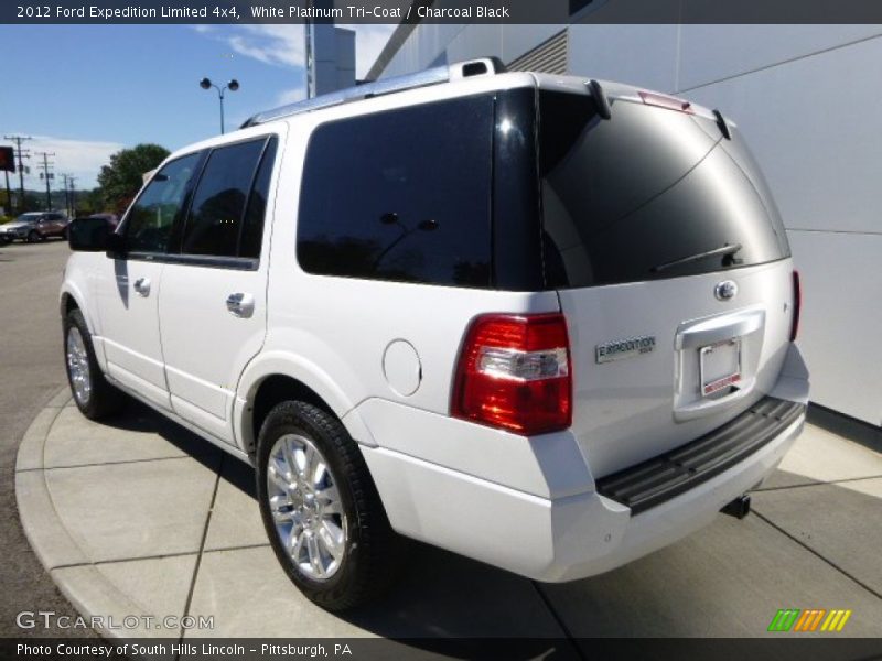 White Platinum Tri-Coat / Charcoal Black 2012 Ford Expedition Limited 4x4