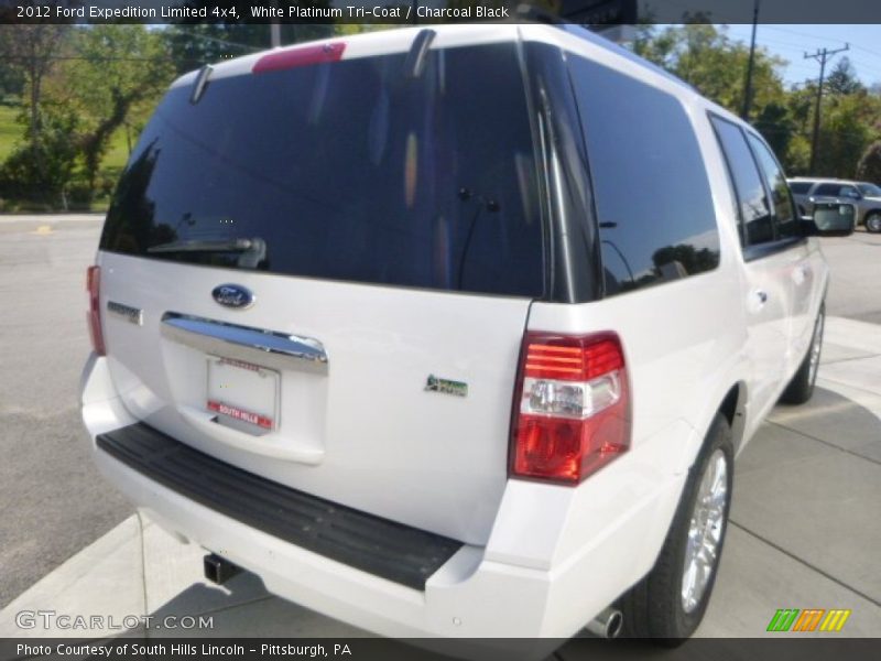 White Platinum Tri-Coat / Charcoal Black 2012 Ford Expedition Limited 4x4