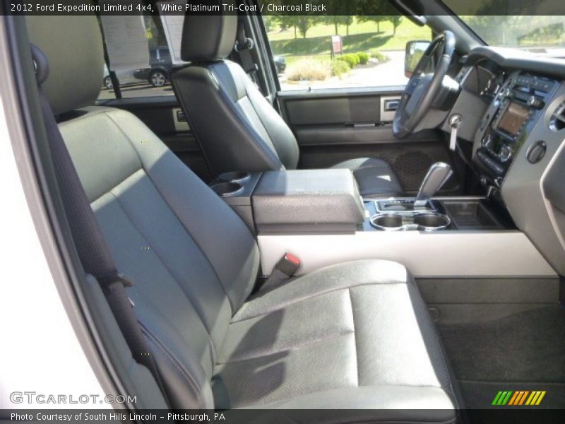 White Platinum Tri-Coat / Charcoal Black 2012 Ford Expedition Limited 4x4