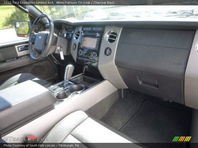 White Platinum Tri-Coat / Charcoal Black 2012 Ford Expedition Limited 4x4