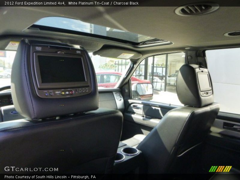 White Platinum Tri-Coat / Charcoal Black 2012 Ford Expedition Limited 4x4