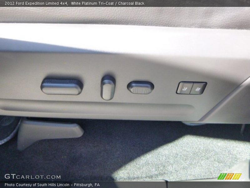 White Platinum Tri-Coat / Charcoal Black 2012 Ford Expedition Limited 4x4