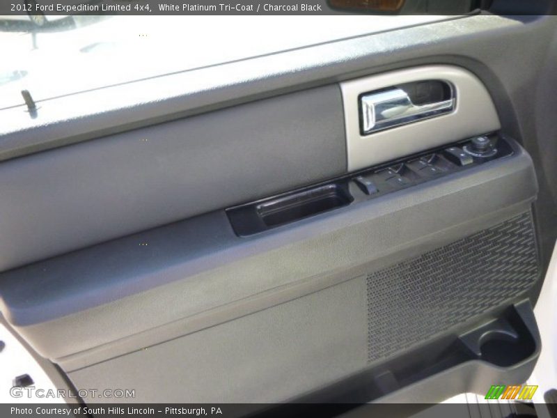White Platinum Tri-Coat / Charcoal Black 2012 Ford Expedition Limited 4x4