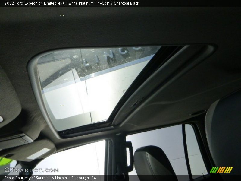 White Platinum Tri-Coat / Charcoal Black 2012 Ford Expedition Limited 4x4