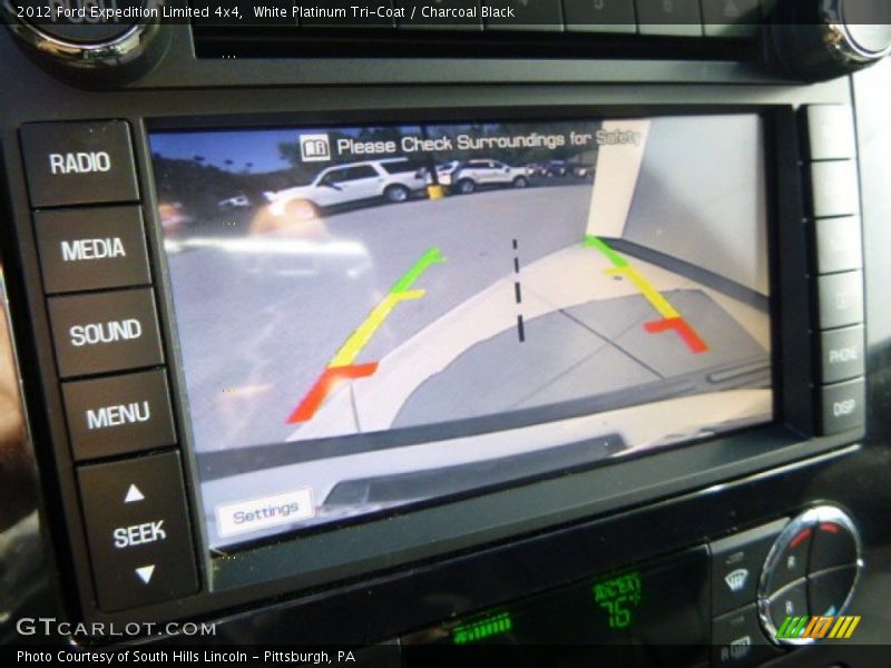 White Platinum Tri-Coat / Charcoal Black 2012 Ford Expedition Limited 4x4