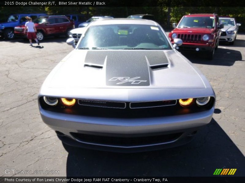 Billet Silver Metallic / Black 2015 Dodge Challenger R/T