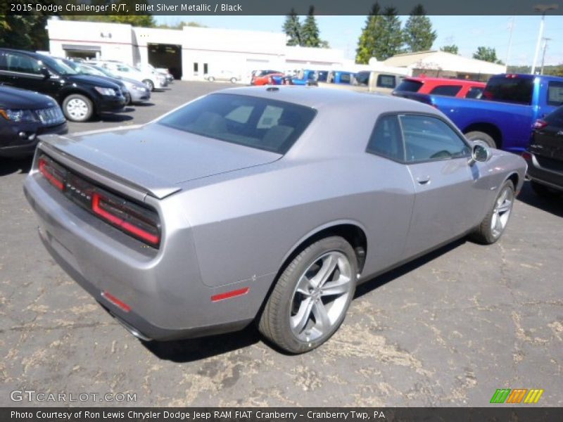 Billet Silver Metallic / Black 2015 Dodge Challenger R/T
