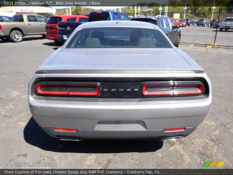 Billet Silver Metallic / Black 2015 Dodge Challenger R/T
