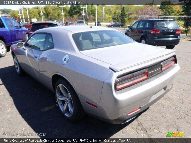 Billet Silver Metallic / Black 2015 Dodge Challenger R/T
