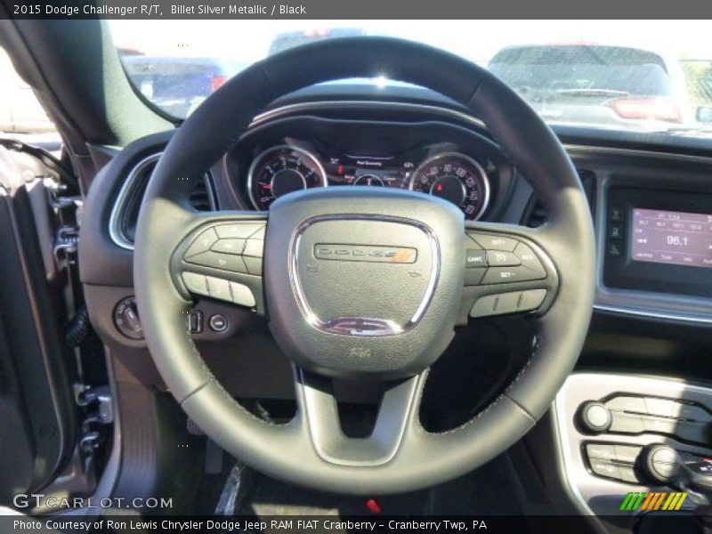 Billet Silver Metallic / Black 2015 Dodge Challenger R/T
