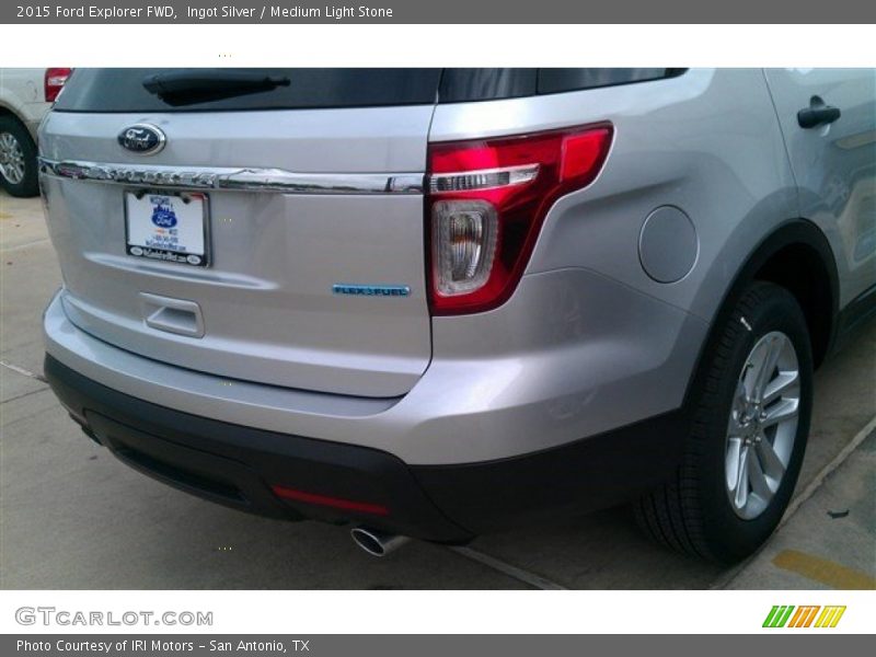 Ingot Silver / Medium Light Stone 2015 Ford Explorer FWD