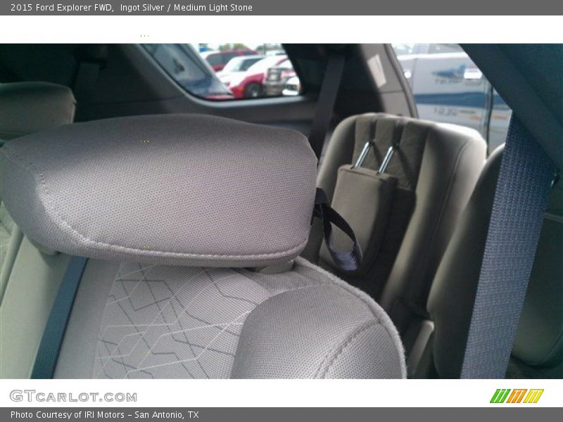 Ingot Silver / Medium Light Stone 2015 Ford Explorer FWD