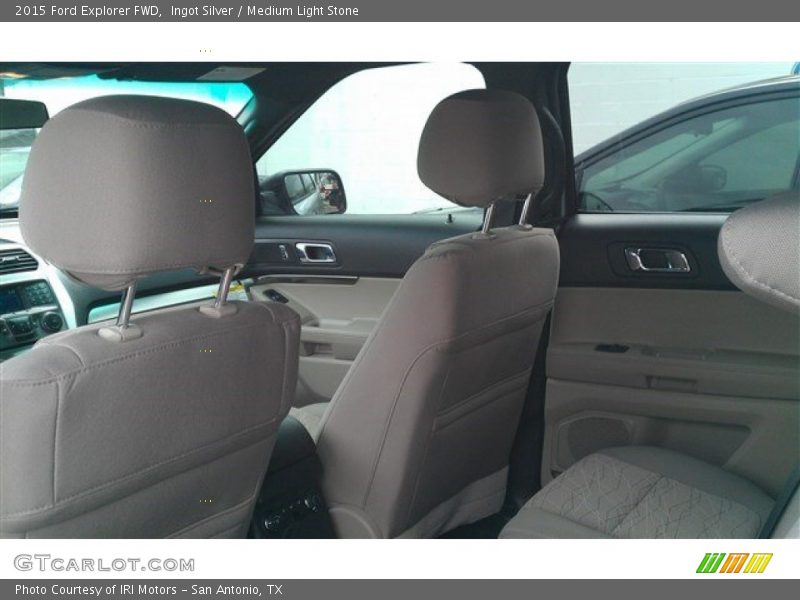 Ingot Silver / Medium Light Stone 2015 Ford Explorer FWD