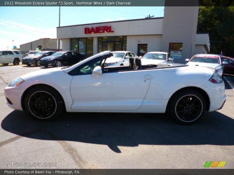 Northstar White / Dark Charcoal 2012 Mitsubishi Eclipse Spyder GS Sport