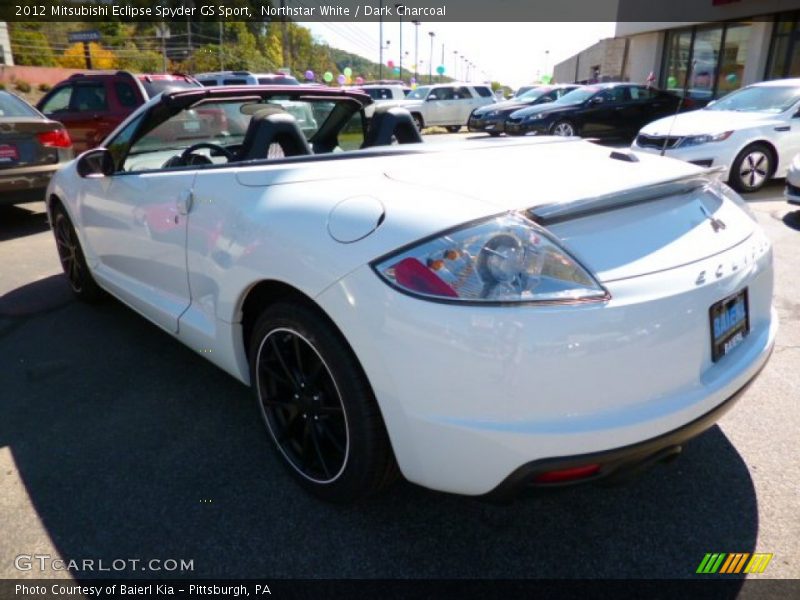 Northstar White / Dark Charcoal 2012 Mitsubishi Eclipse Spyder GS Sport