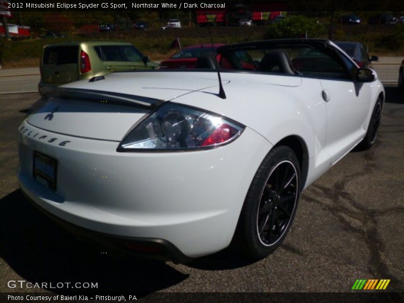 Northstar White / Dark Charcoal 2012 Mitsubishi Eclipse Spyder GS Sport