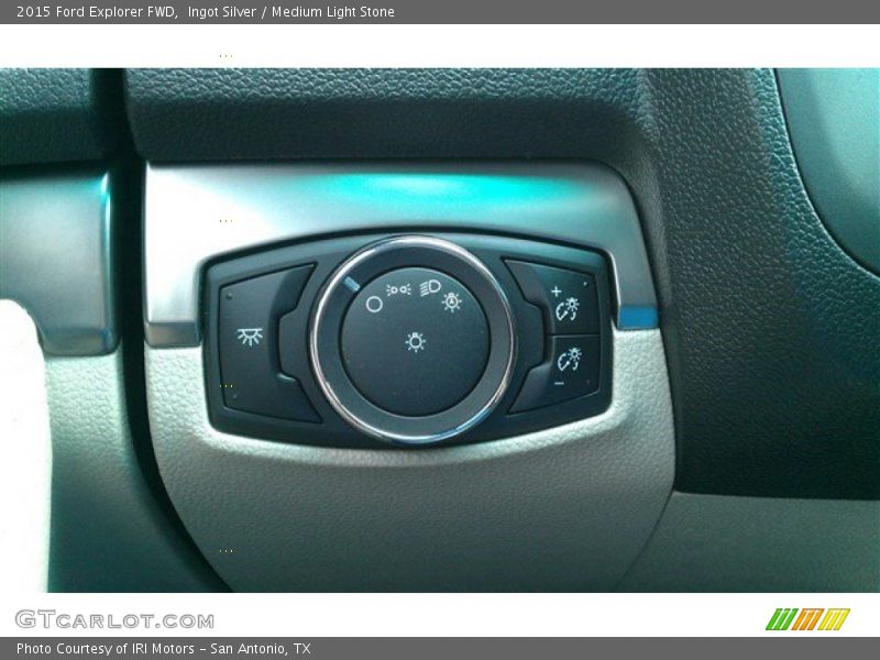 Ingot Silver / Medium Light Stone 2015 Ford Explorer FWD