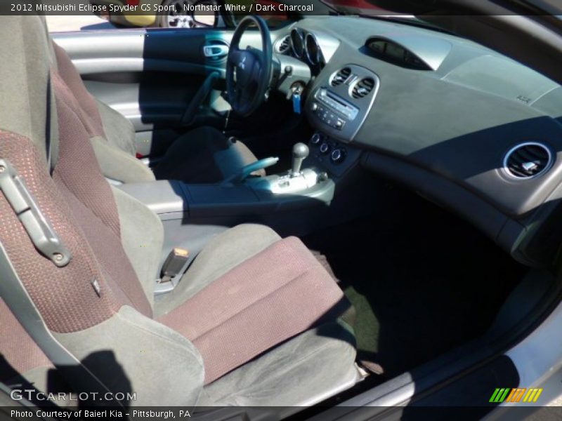 Northstar White / Dark Charcoal 2012 Mitsubishi Eclipse Spyder GS Sport