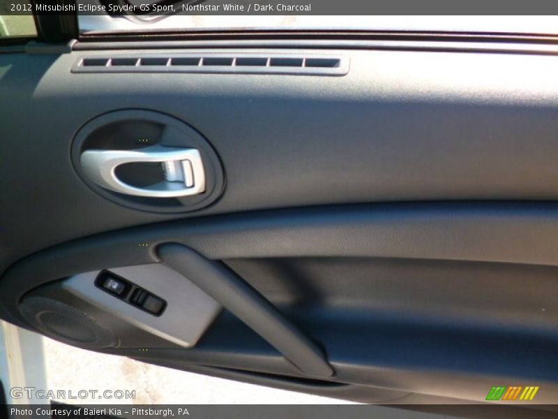 Northstar White / Dark Charcoal 2012 Mitsubishi Eclipse Spyder GS Sport