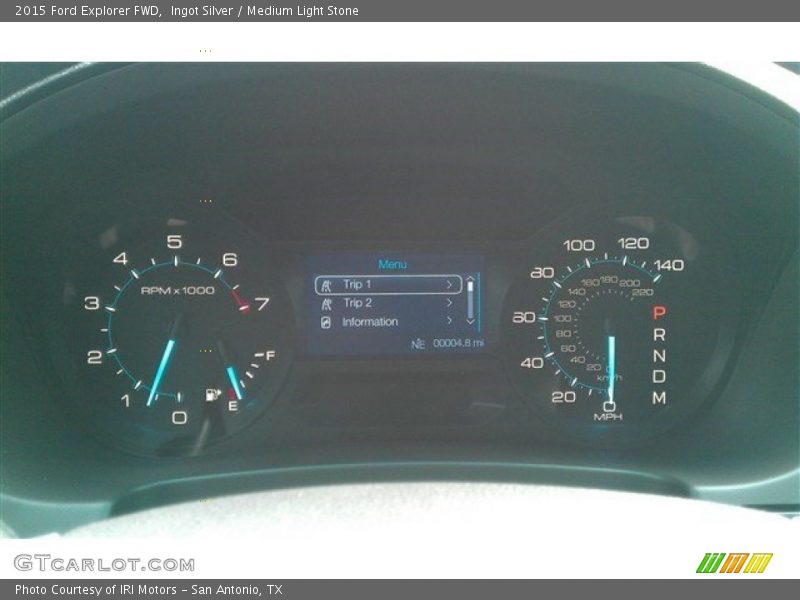 Ingot Silver / Medium Light Stone 2015 Ford Explorer FWD