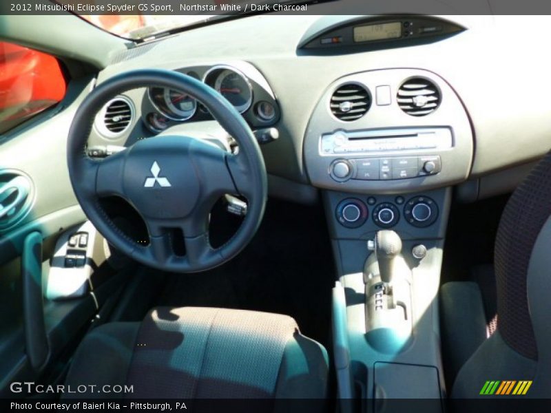 Northstar White / Dark Charcoal 2012 Mitsubishi Eclipse Spyder GS Sport