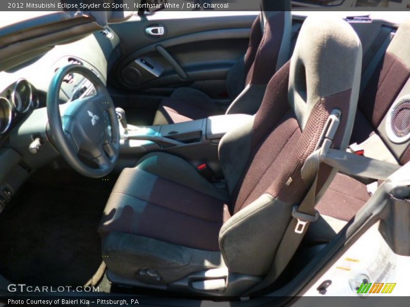 Northstar White / Dark Charcoal 2012 Mitsubishi Eclipse Spyder GS Sport