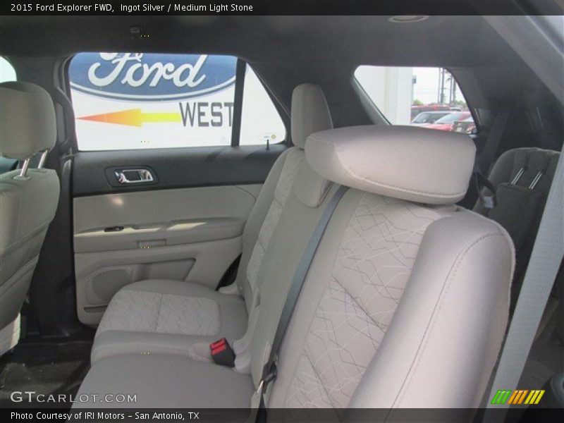 Ingot Silver / Medium Light Stone 2015 Ford Explorer FWD