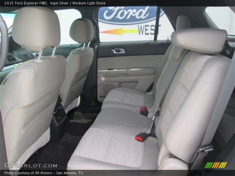 Ingot Silver / Medium Light Stone 2015 Ford Explorer FWD