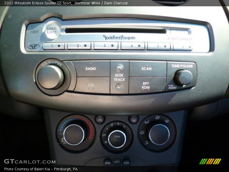 Northstar White / Dark Charcoal 2012 Mitsubishi Eclipse Spyder GS Sport