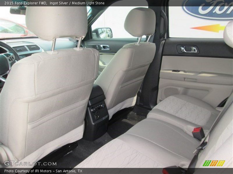 Ingot Silver / Medium Light Stone 2015 Ford Explorer FWD