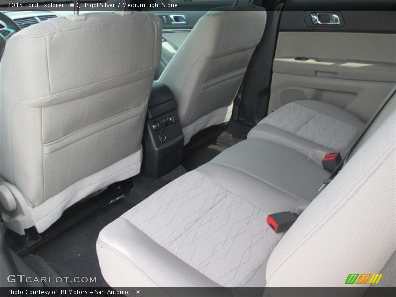 Ingot Silver / Medium Light Stone 2015 Ford Explorer FWD